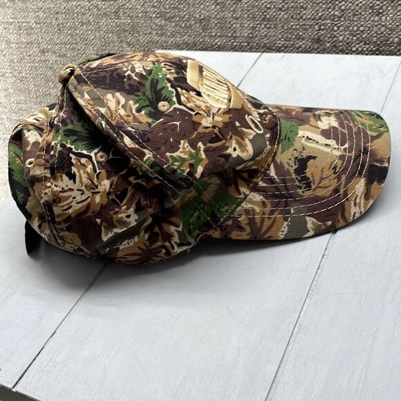 Camo Cap Adjustable NAPA Outdoors Hunting Streetwear Gorpcore Normcore Dadcore - Picture 4 of 6